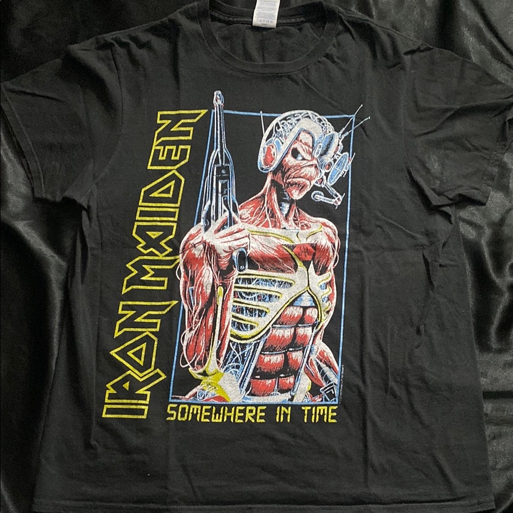 Black Iron Maiden “Somewhere In Time” T-Shirt